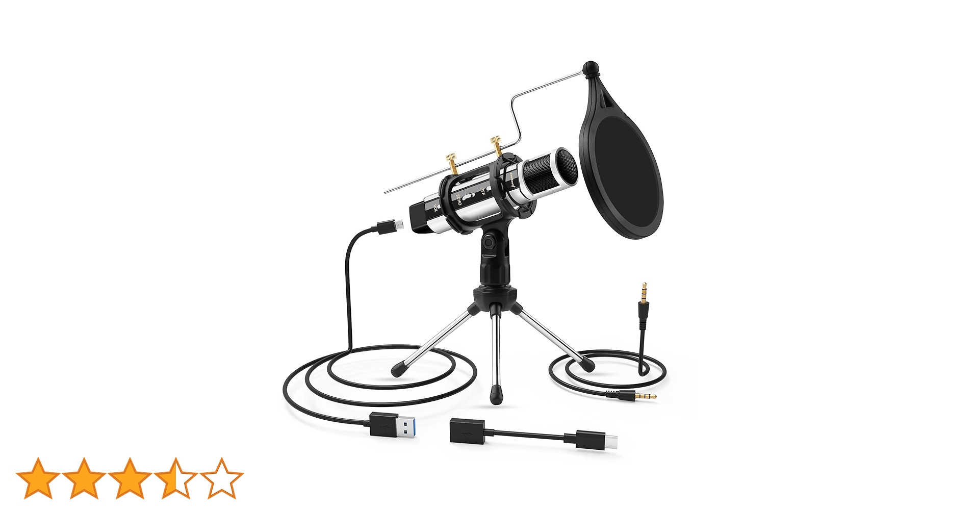 Amazon.co.jp: ZealSoundコンデンサー マイク カラオケ/スマホマイク